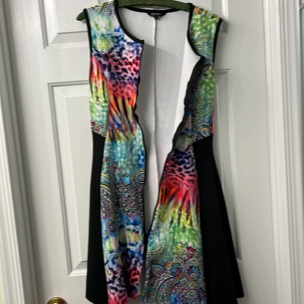 Unique Multi Pattern Dress - Picture 3 of 6